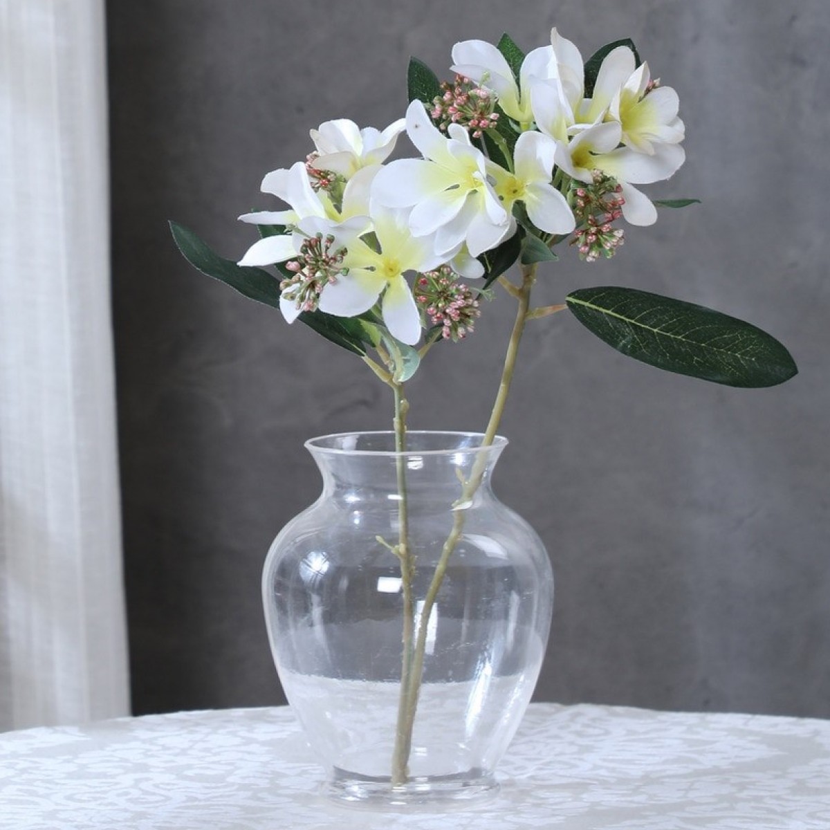 5103 Ginger Clear 9x16cm Acrylic Vase - 1 No