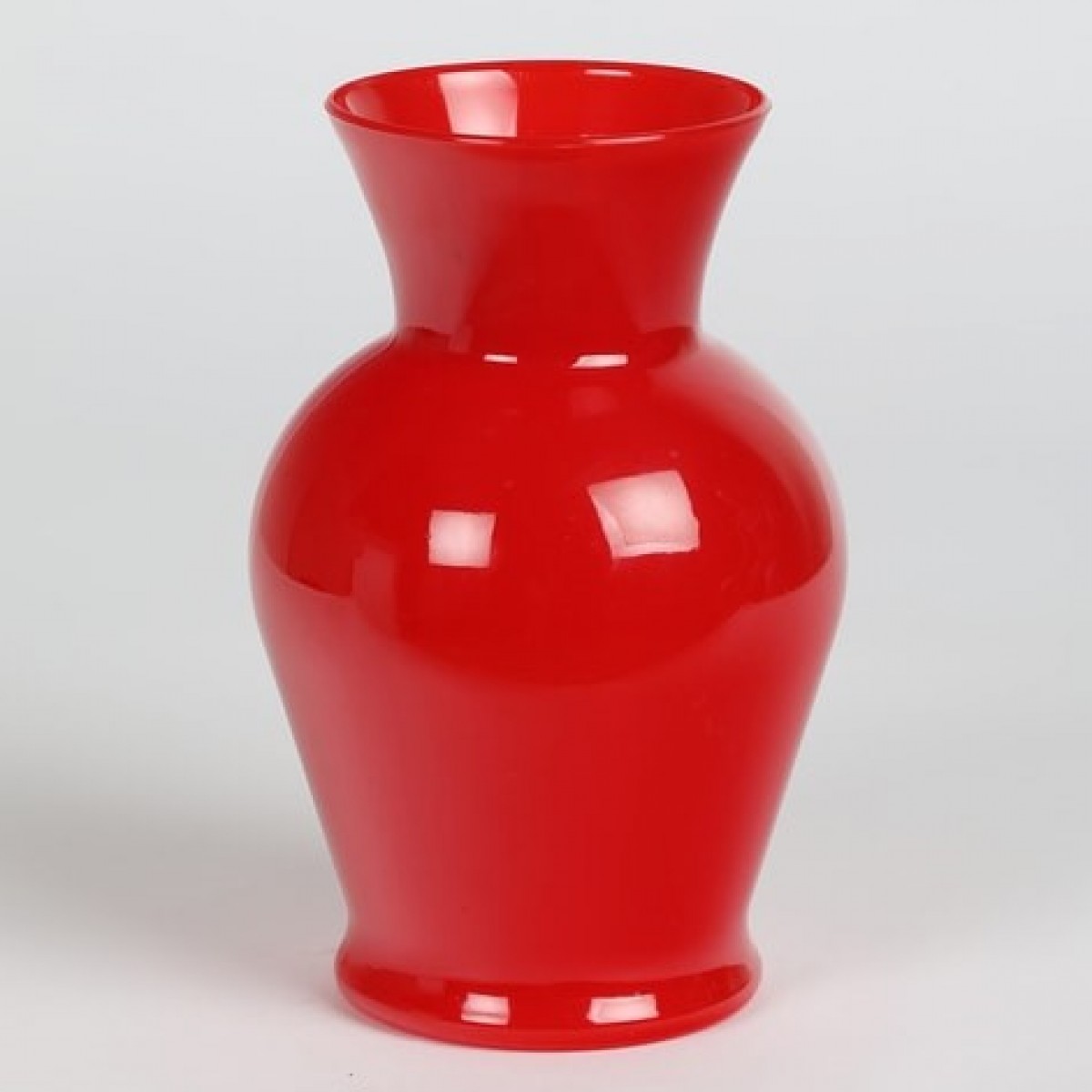 5108 Classic Urn Red 8.5x18cm Acrylic Vase - 1 No