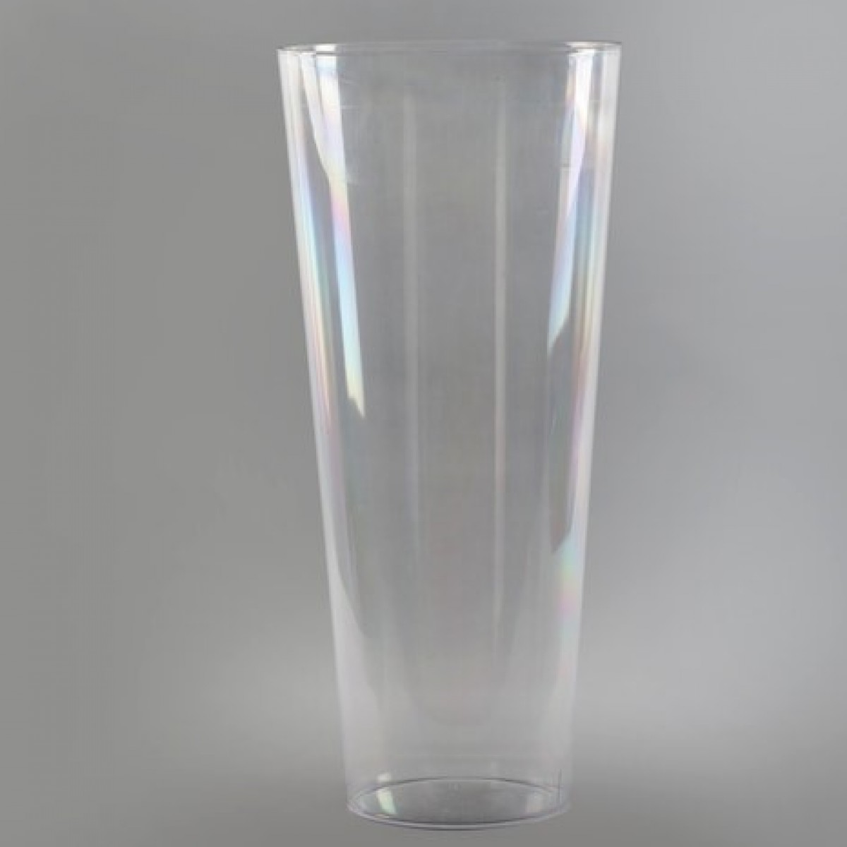 5128 Conical Clear 18x45cm Acrylic Vase - 1 No