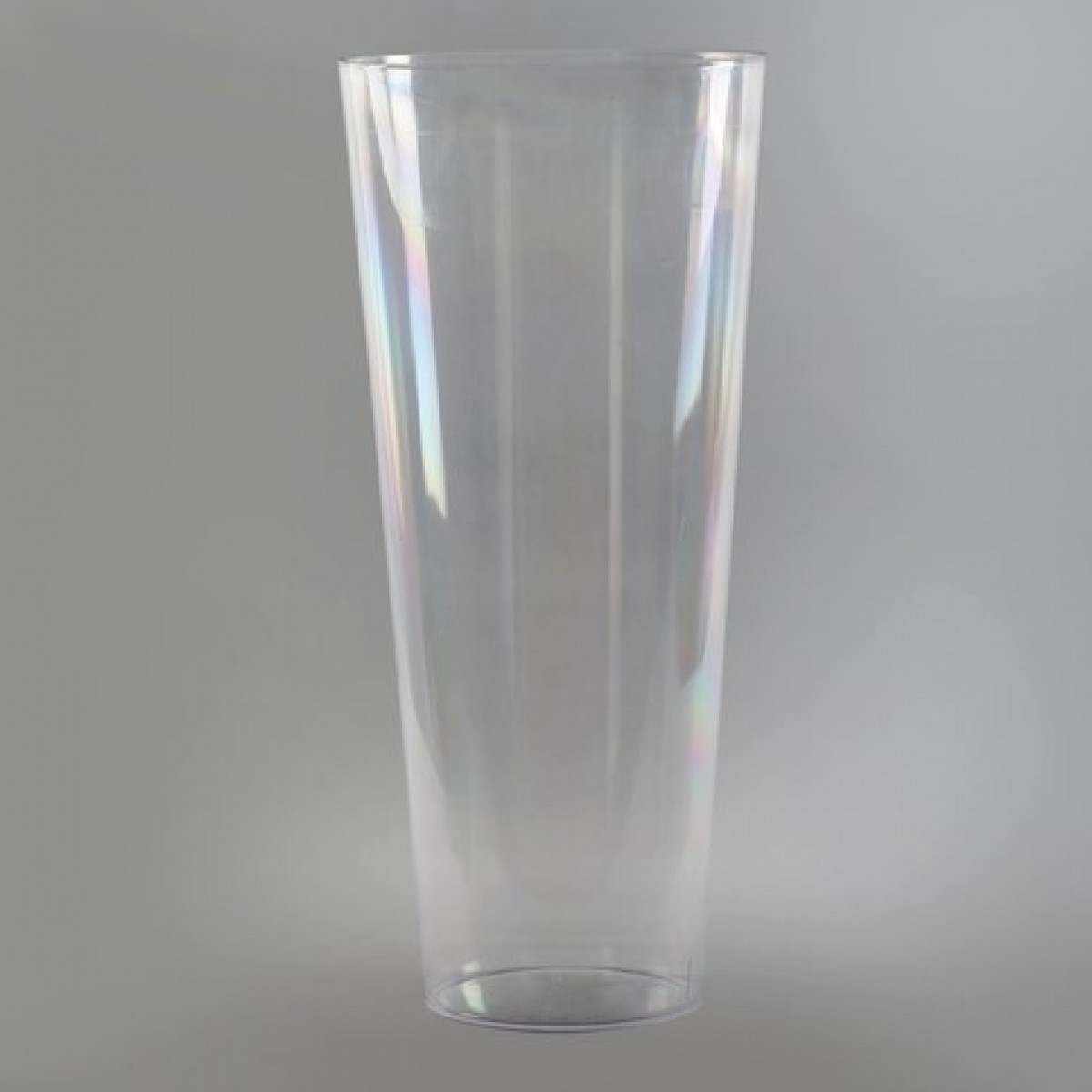 5131 Conical Clear 25x55cm Acrylic Vase - 1 No