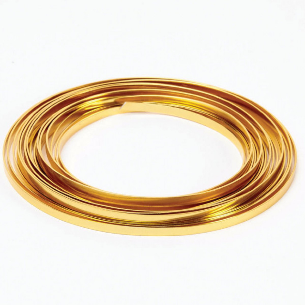 4021 Flat Aluminium Wire Gold 1mmx5mmx100g 1 No