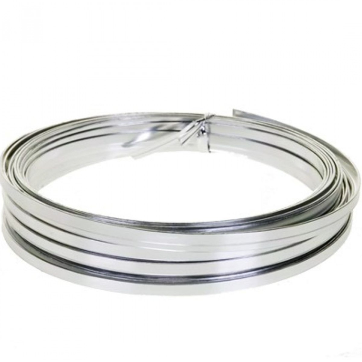 4022 Flat Aluminium Wire Silver 1mmx5mmx100g 1 No