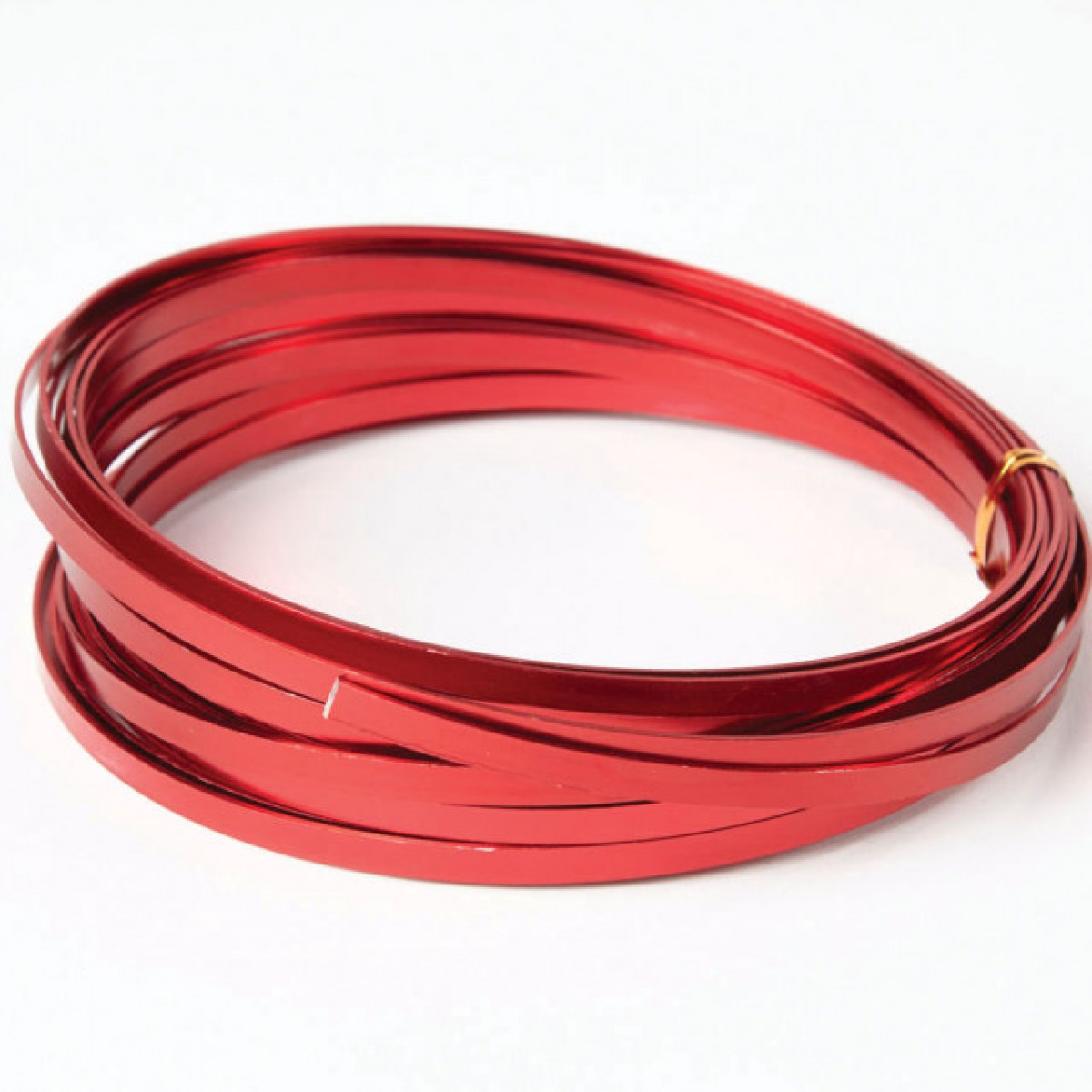 4025 Flat Aluminium Wire Red 1mmx5mmx100g 1 No