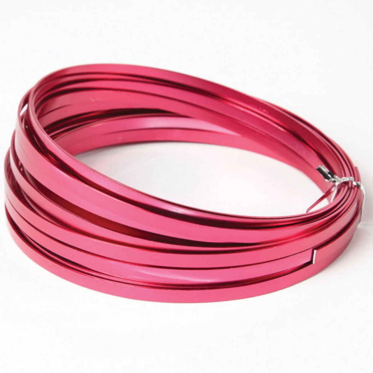 4027 Flat Aluminium Wire Strong Pink 1mmx5mmx100g 1 No