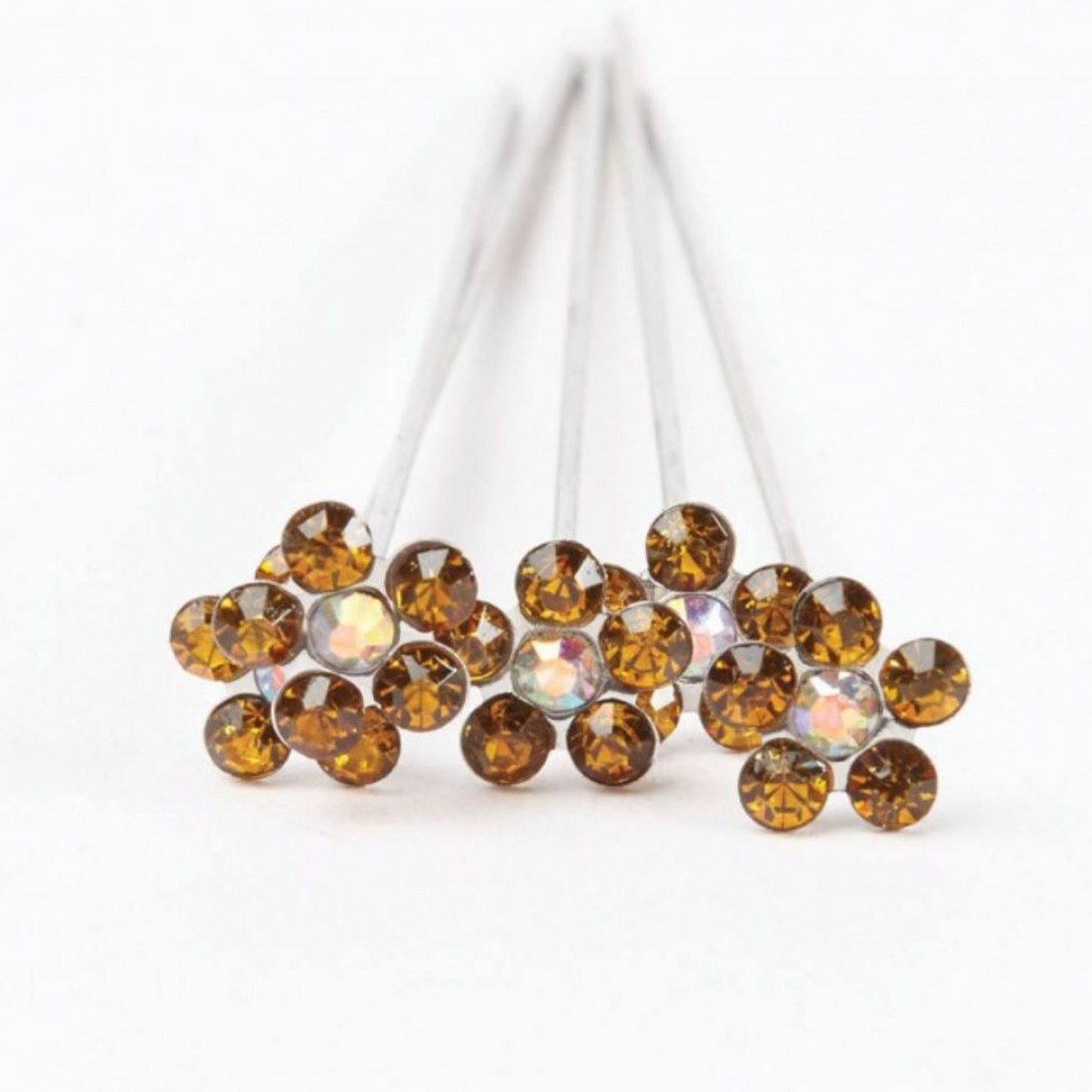 4191 Karas Kisses Pixie Brown Gold 10mmx8cm 5 Pins