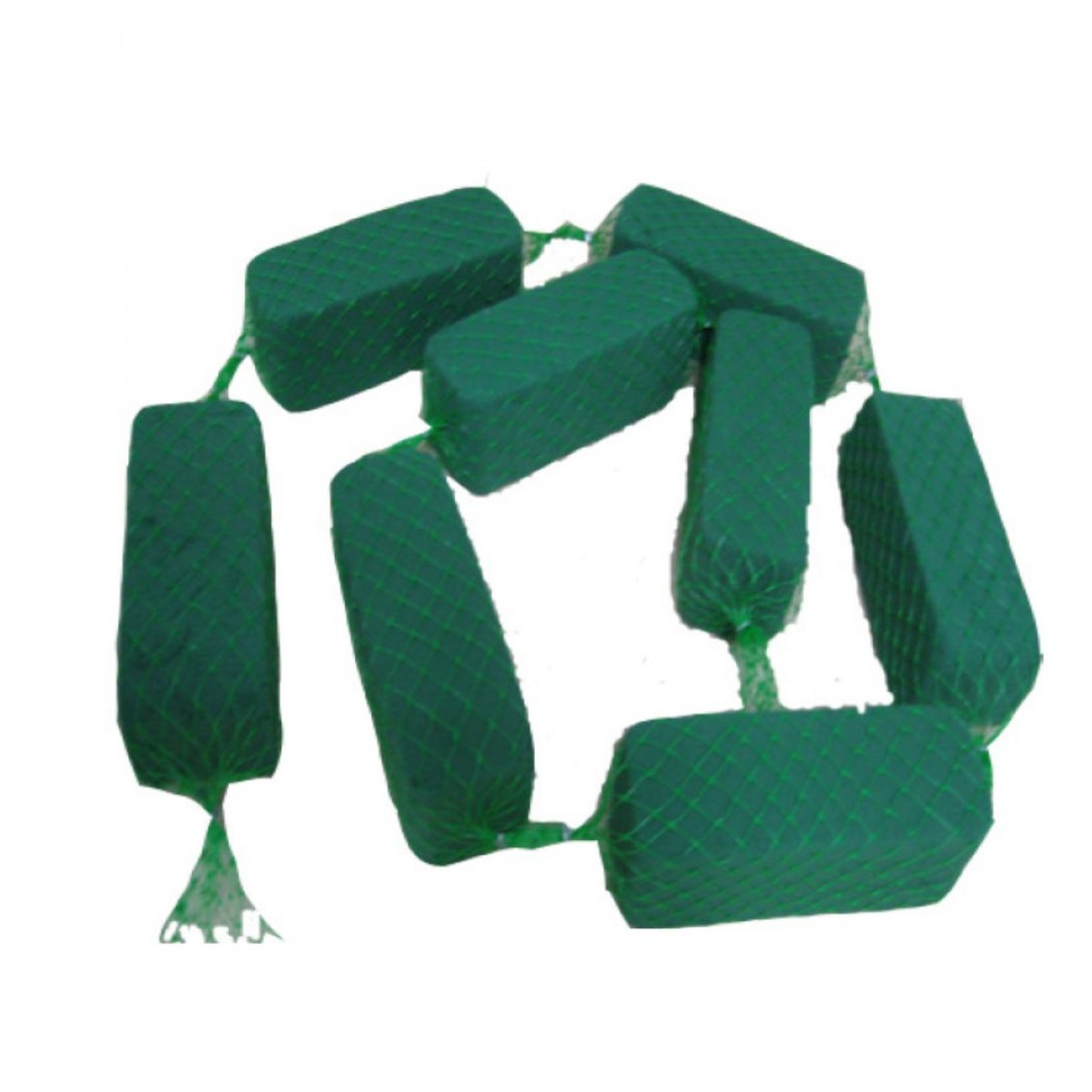 Garland XL (3 Stings ) 2mtr-8pcs each string Oasis Floral Foam Shapes with Net