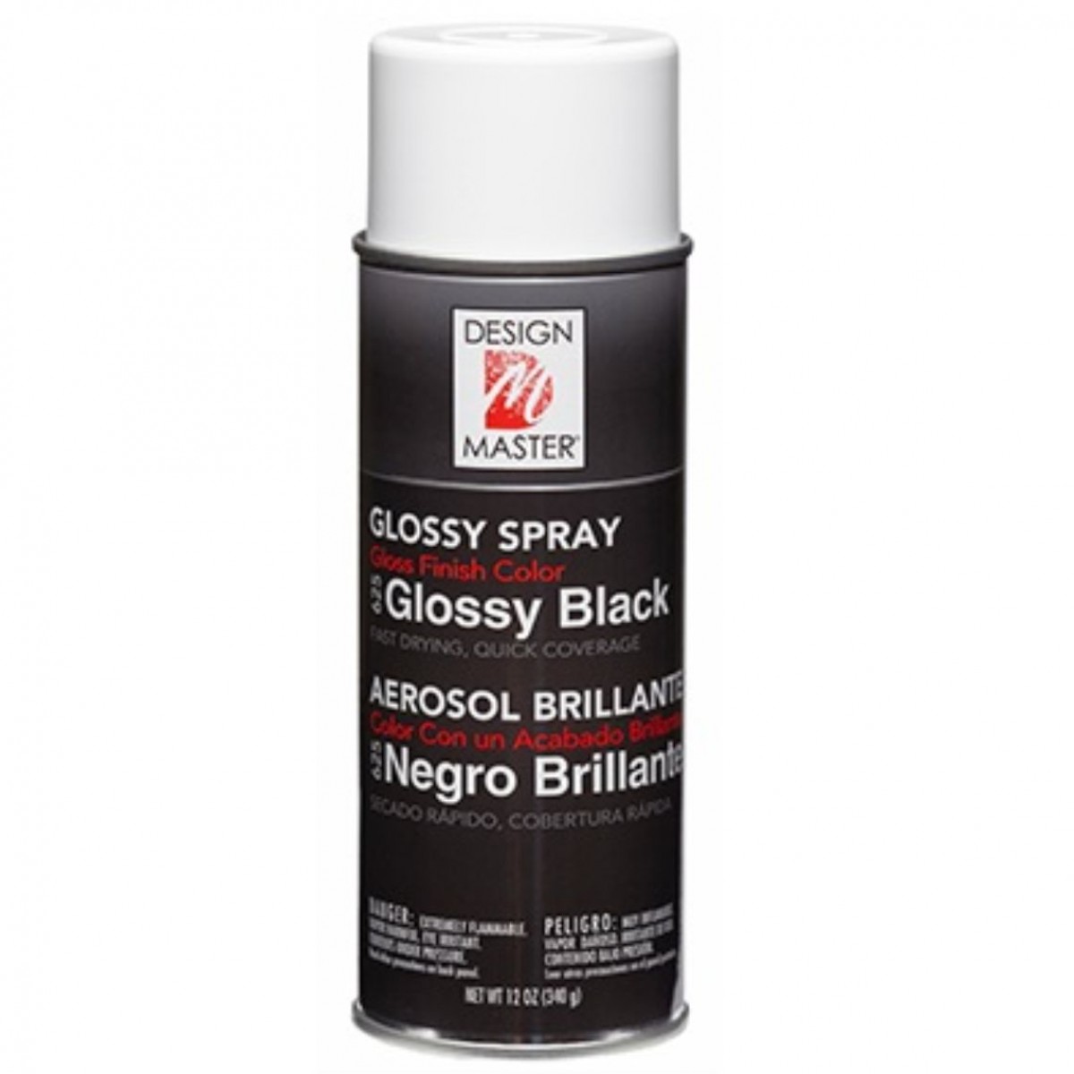 625 Glossy Black DM Colour Spray Paint - 1 No