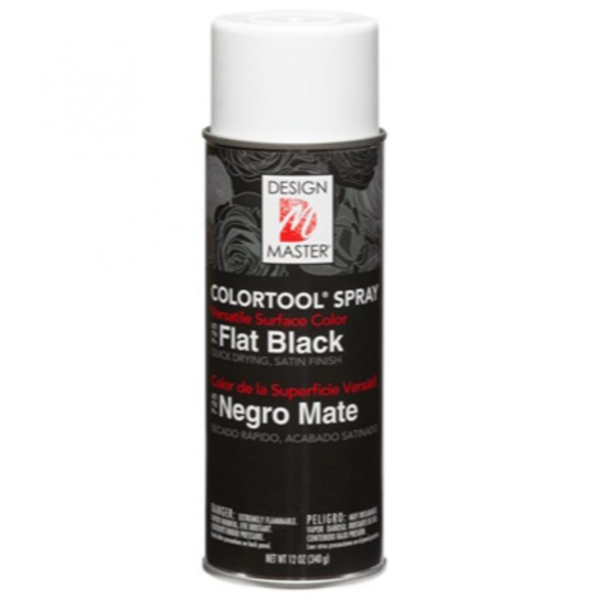 725 Flat Black DM Colour Spray Paint - 1 No