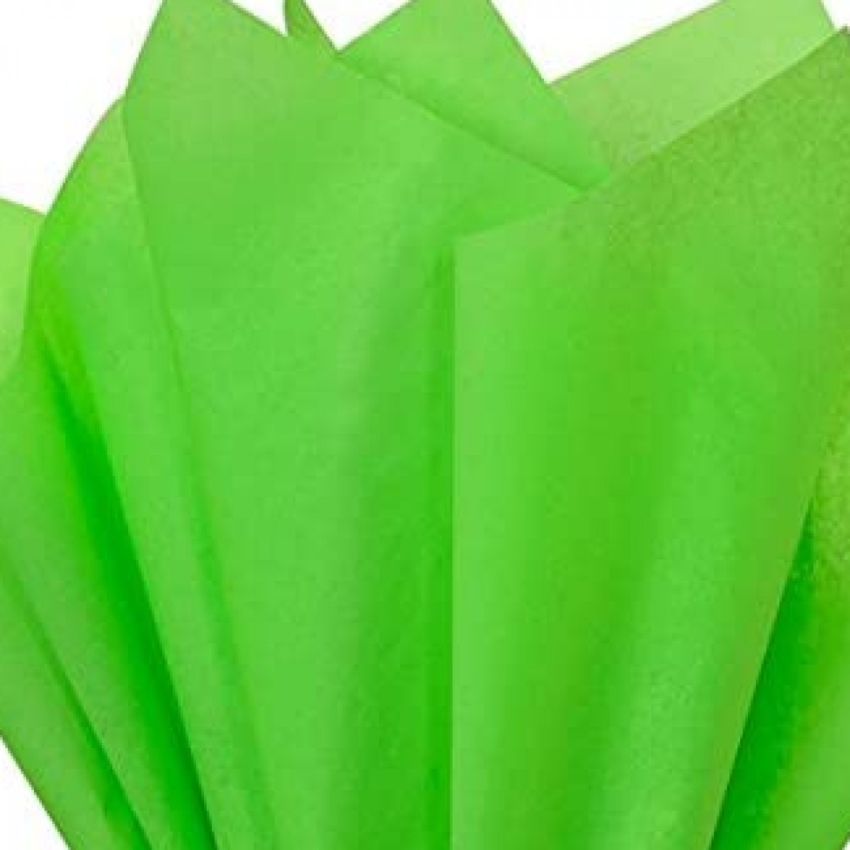 7570 Neon Green Tissue Floral Wraps - 100 Sheets