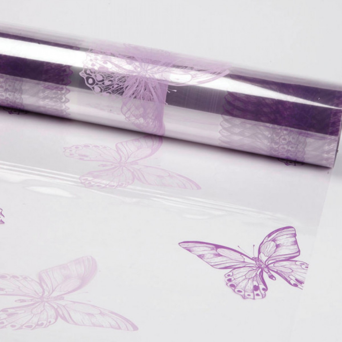 7005 Butterflies Purple 80cmx25m 50mic Film - 1 Roll