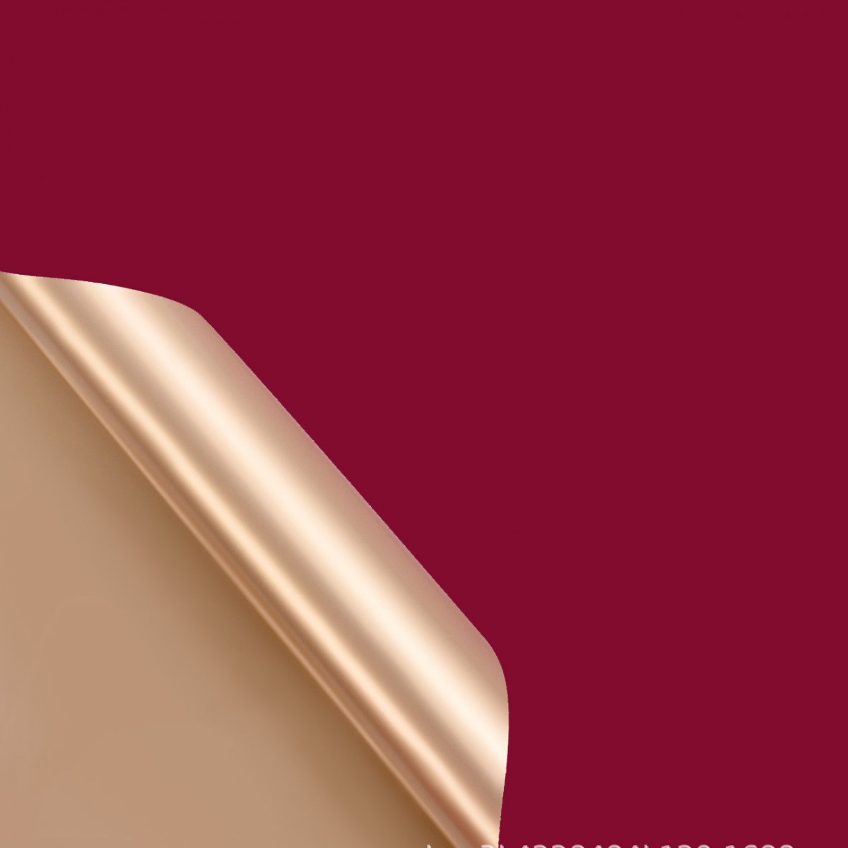 7073 Burgundy & Gold Double Side 58x58cm (20 Sheets)
