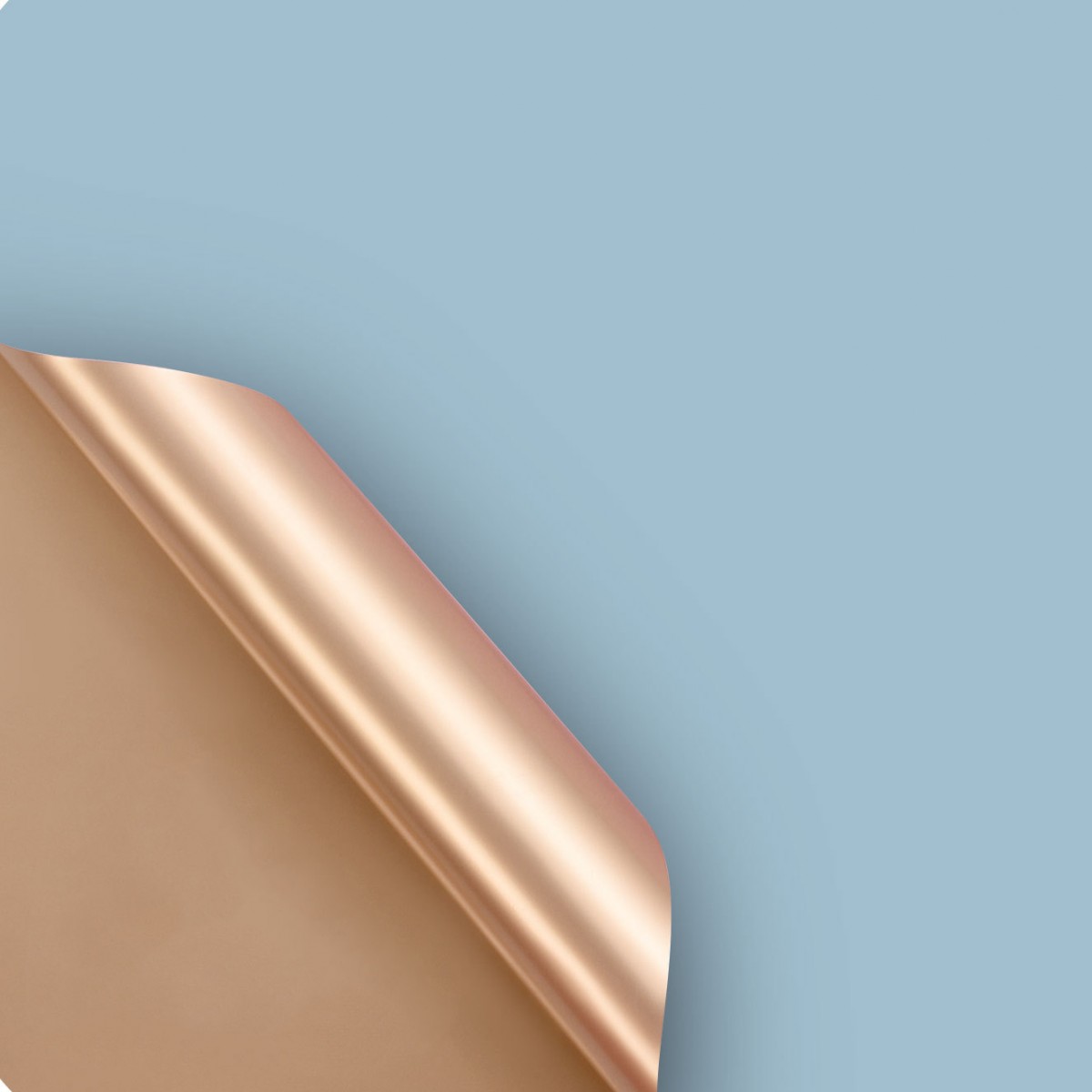 7077 Blue & Gold Double Side 58x58cm (20 Sheets)