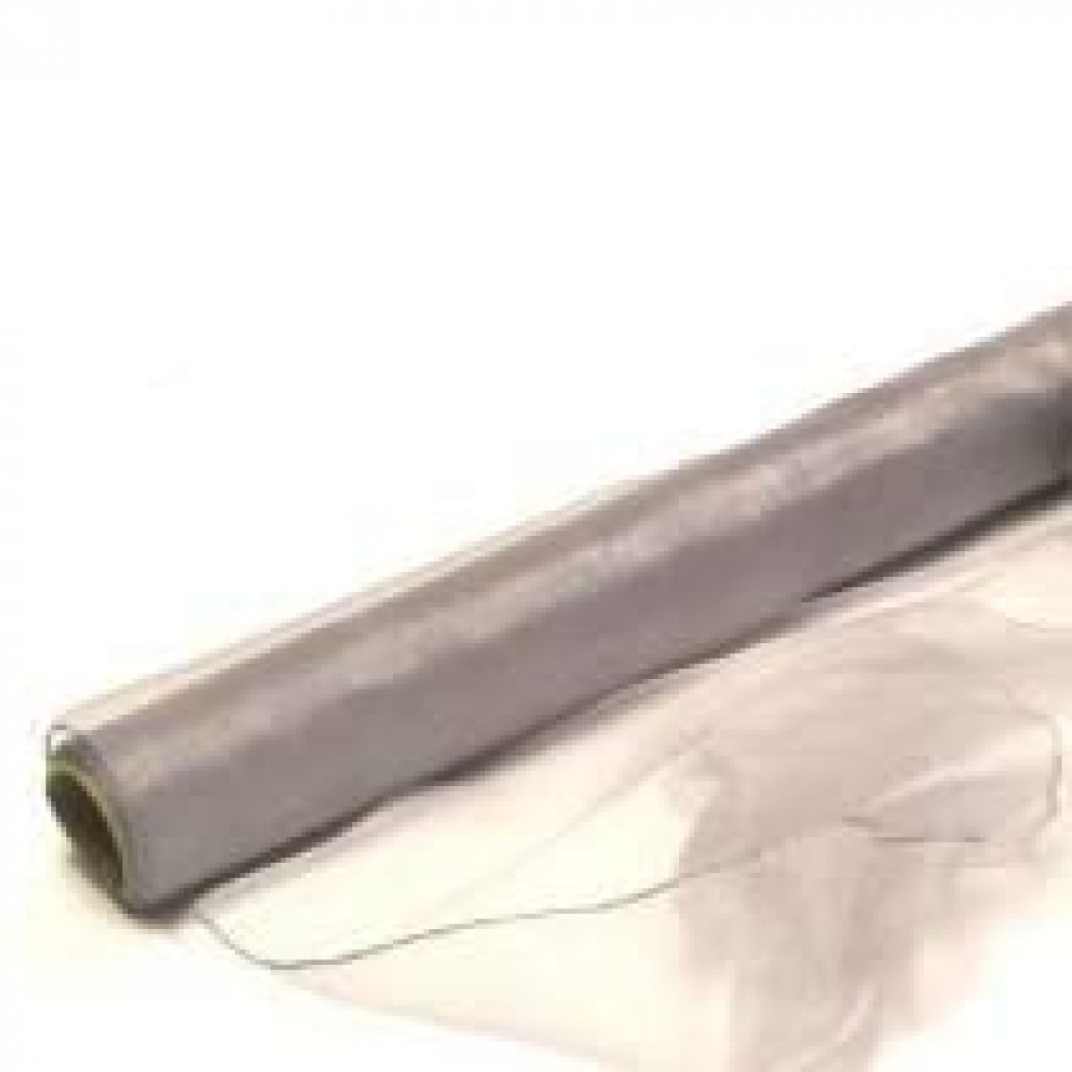 7102 Silver 38cmx9m Organza Fabric - 1 Roll