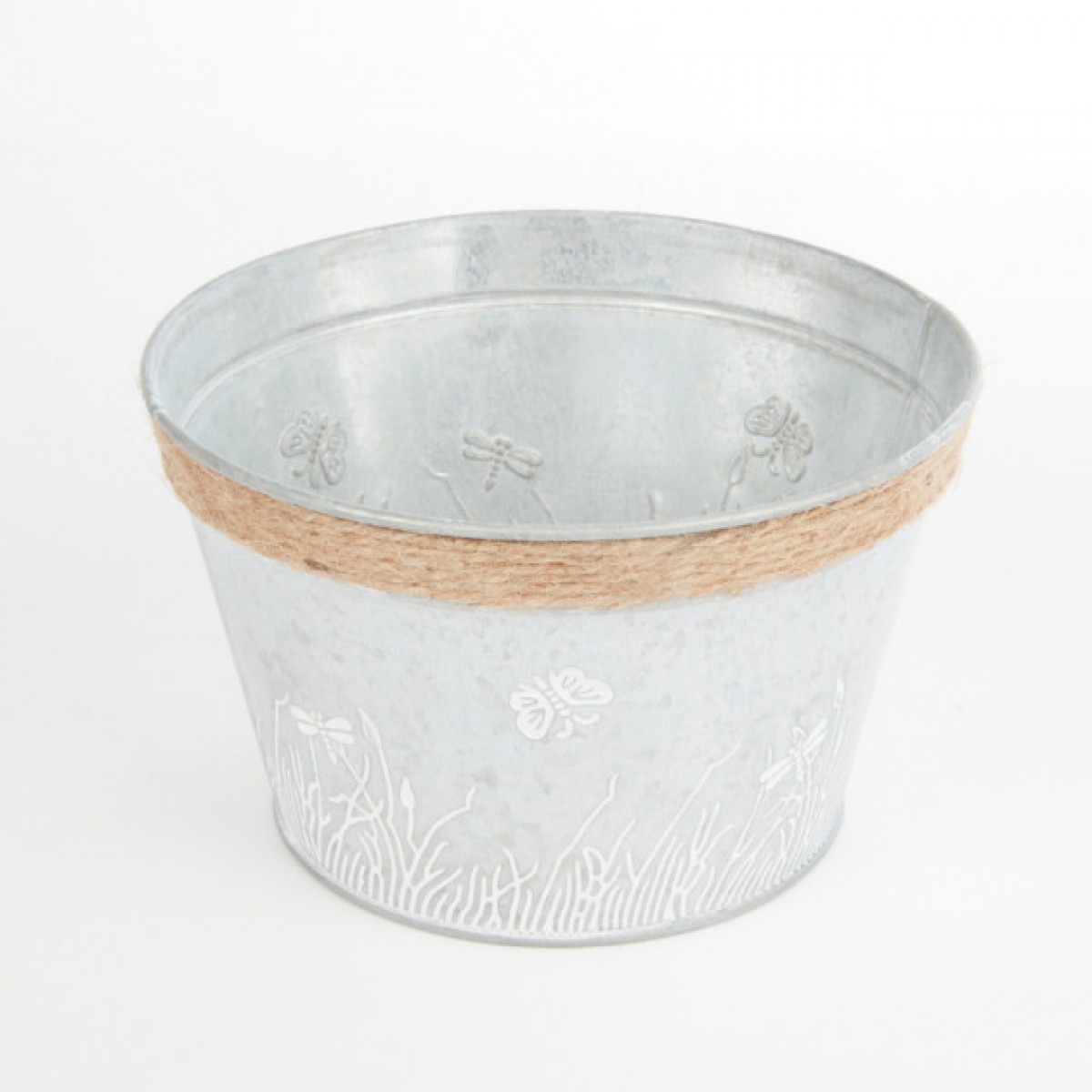 5205 Bowl (24 Pcs) Lined 18x11cm Tin/Metal Container