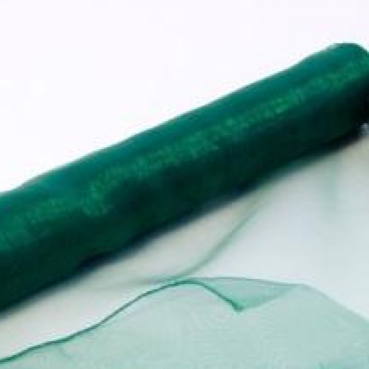 7108 Emerald Green 38cmx9m Organza Fabric - 1 Roll