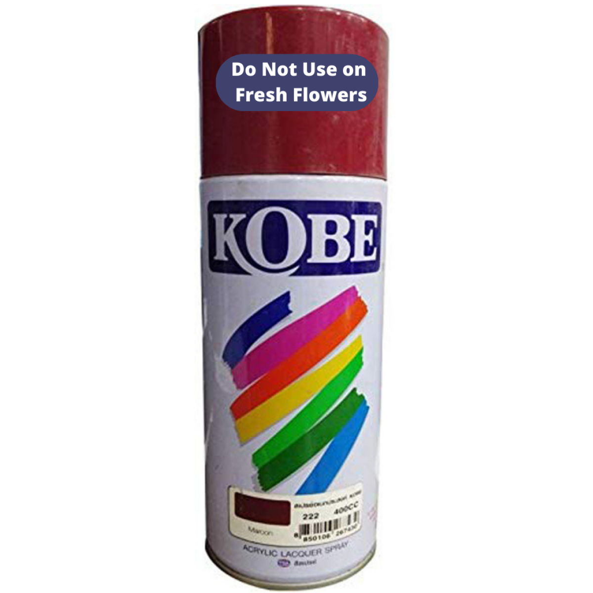 222 Maroon KOBE Acrylic Lacquer Spray 400cc