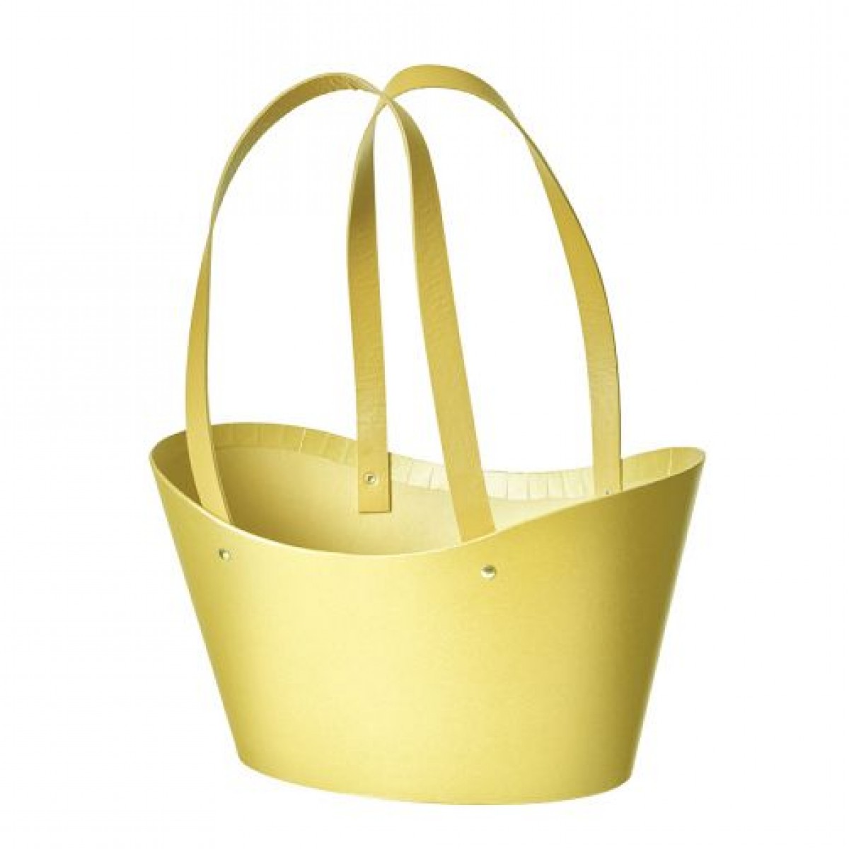 5061 Napier Basket Paper Lined Yellow (Pack of 3)