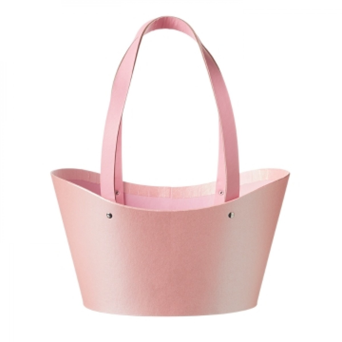 5032 Napier Basket Paper Lined Pink (Pack of 12)