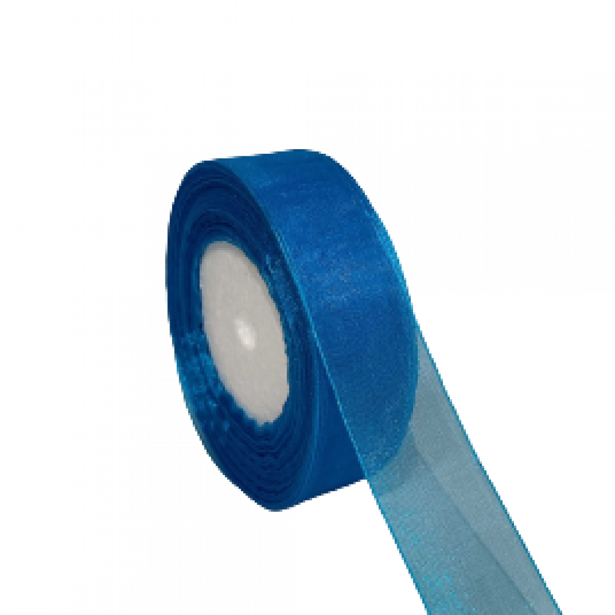 4684 Blue Organza Ribbon 1 inch x 33mtr ( 1 No )