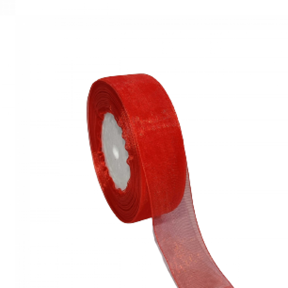 4683 Red Organza Ribbon 1 inch x 33mtr ( 1 No )