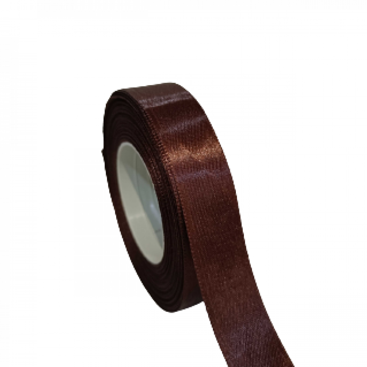 4678 Brown Satin Ribbon Double Sided 25mmx18mtr ( 1 No )