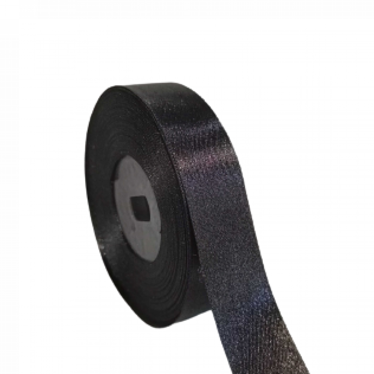 4674 Black Satin Ribbon Double Sided 25mmx18mtr ( 1 No )