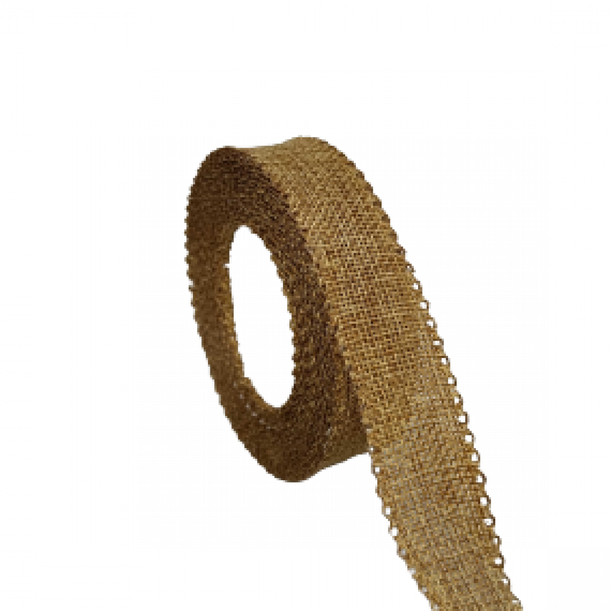 4656 Natural Dark Jute Ribbon 25mmx9mtr ( 1 No )