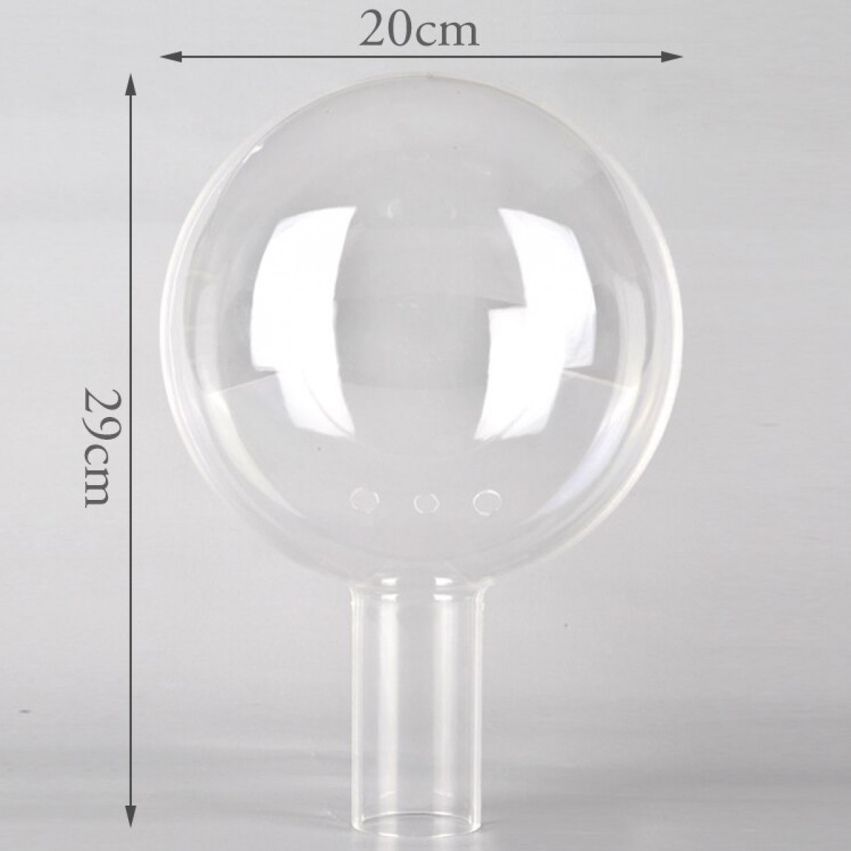 5150 Acrylic Round Ball Clear 20x29cm