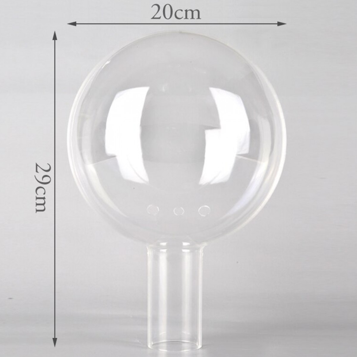 5150 Acrylic Round Ball Clear 20x29cm (1 Set)