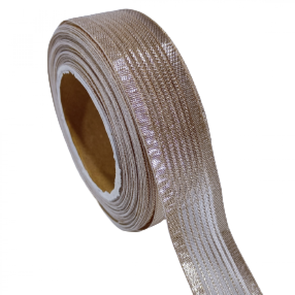 4702 Rose Gold Metallic Ribbon 25mmx16mtr (1 No)