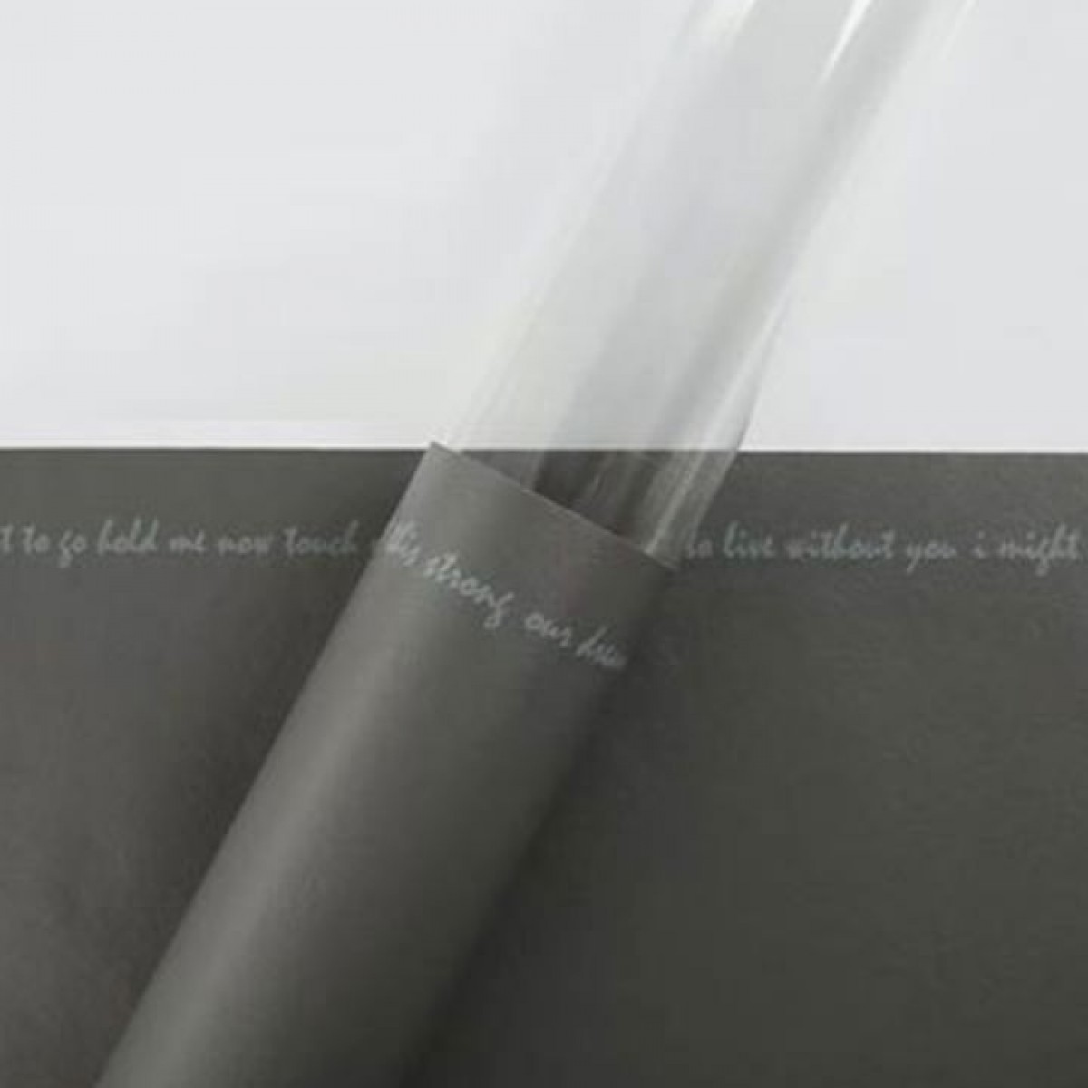 7814 Dark Grey Transparent Border Print 58x58cm (20 Sheets)
