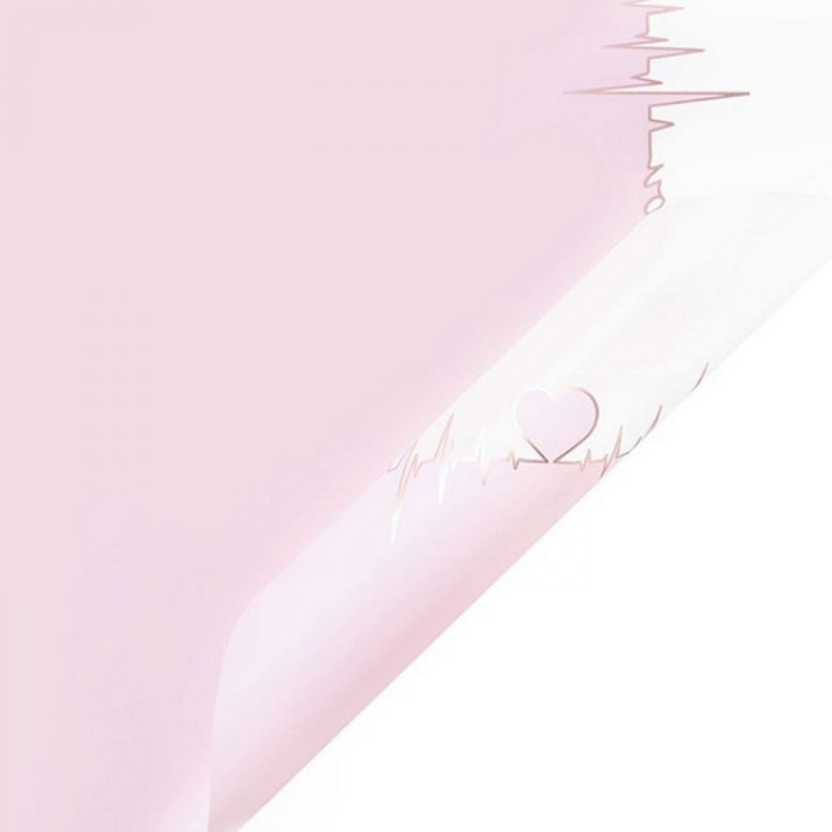 7666 Old Pink Heart Border Print 58x58cm (20 Sheets)