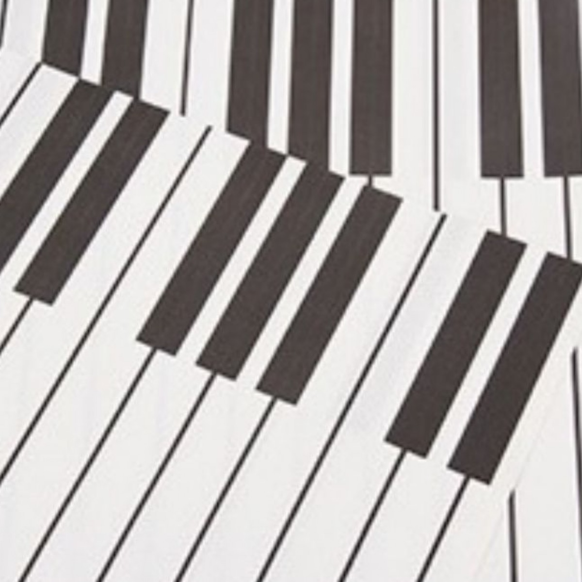 7674 White Piano Key Stripes Print 58x58cm (20 Sheets)