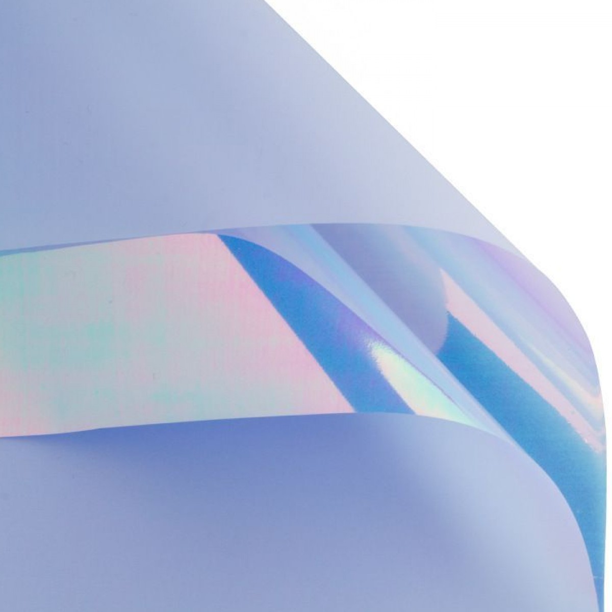7682 Blue Holographic Print 58x58cm (20 Sheets) Double Sided