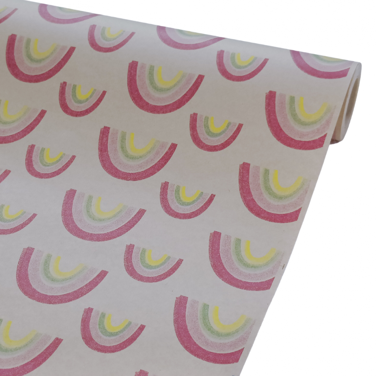 7221 Rainbow Print Mix 50cmx25m Kraft Paper - 1 Roll