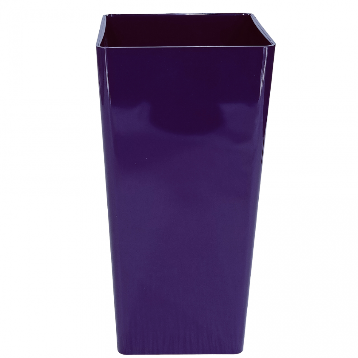 5156 Cube Purple 12x12x25cm Acrylic Vase - 1 No