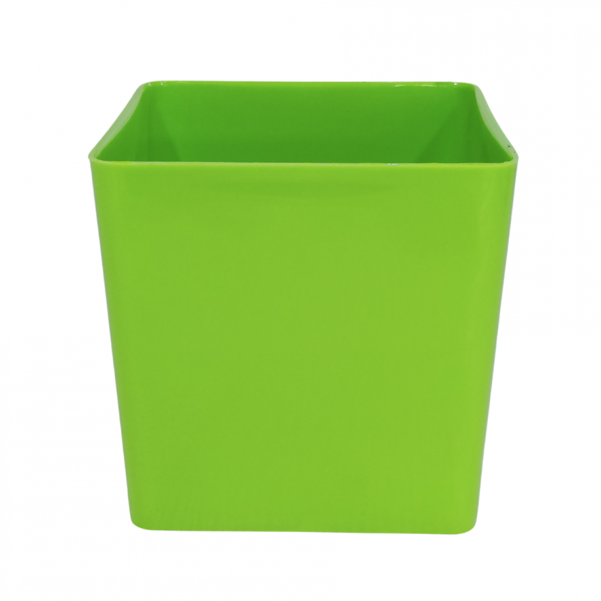 5153 Cube Lime Green 13x13x13cm Acrylic Vase - 1 No