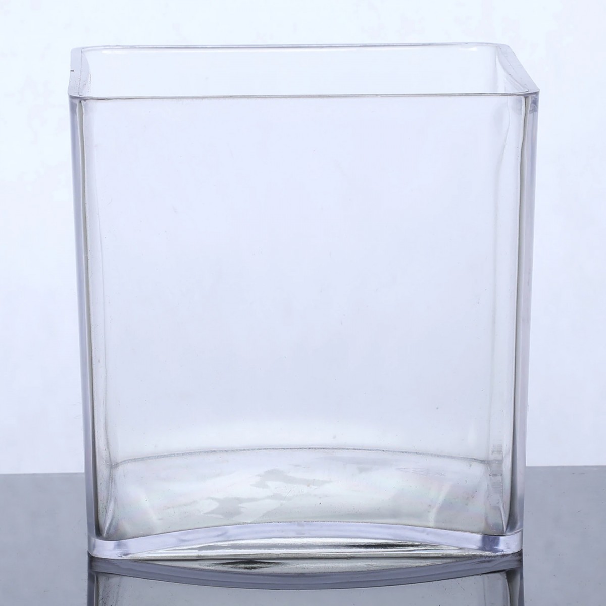 5111 Cube Clear 13x13x13cm Acrylic Vase - 1 No