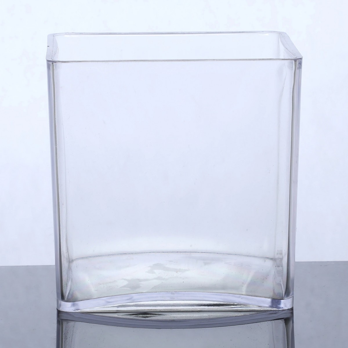 5109 Cube Clear 10x10x10cm Acrylic Vase - 1 No