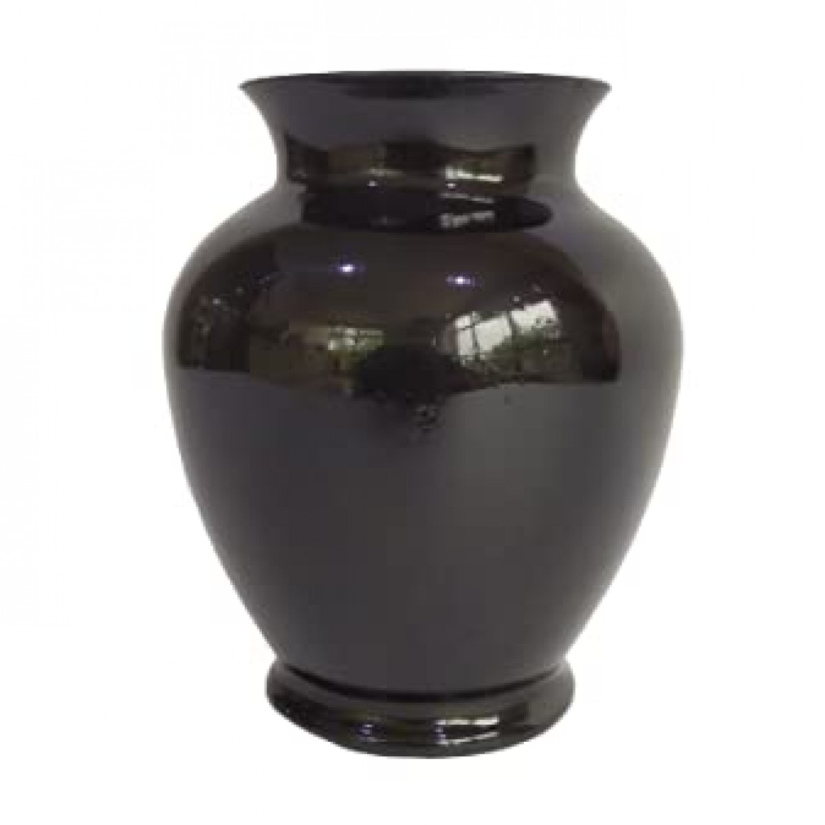 5148 Ginger Black 9x16cm Acrylic Vase - 1 No