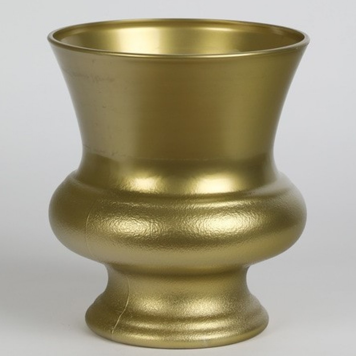 5135 Designers Urn Gold 16x24cm Acrylic Vase - 1 No