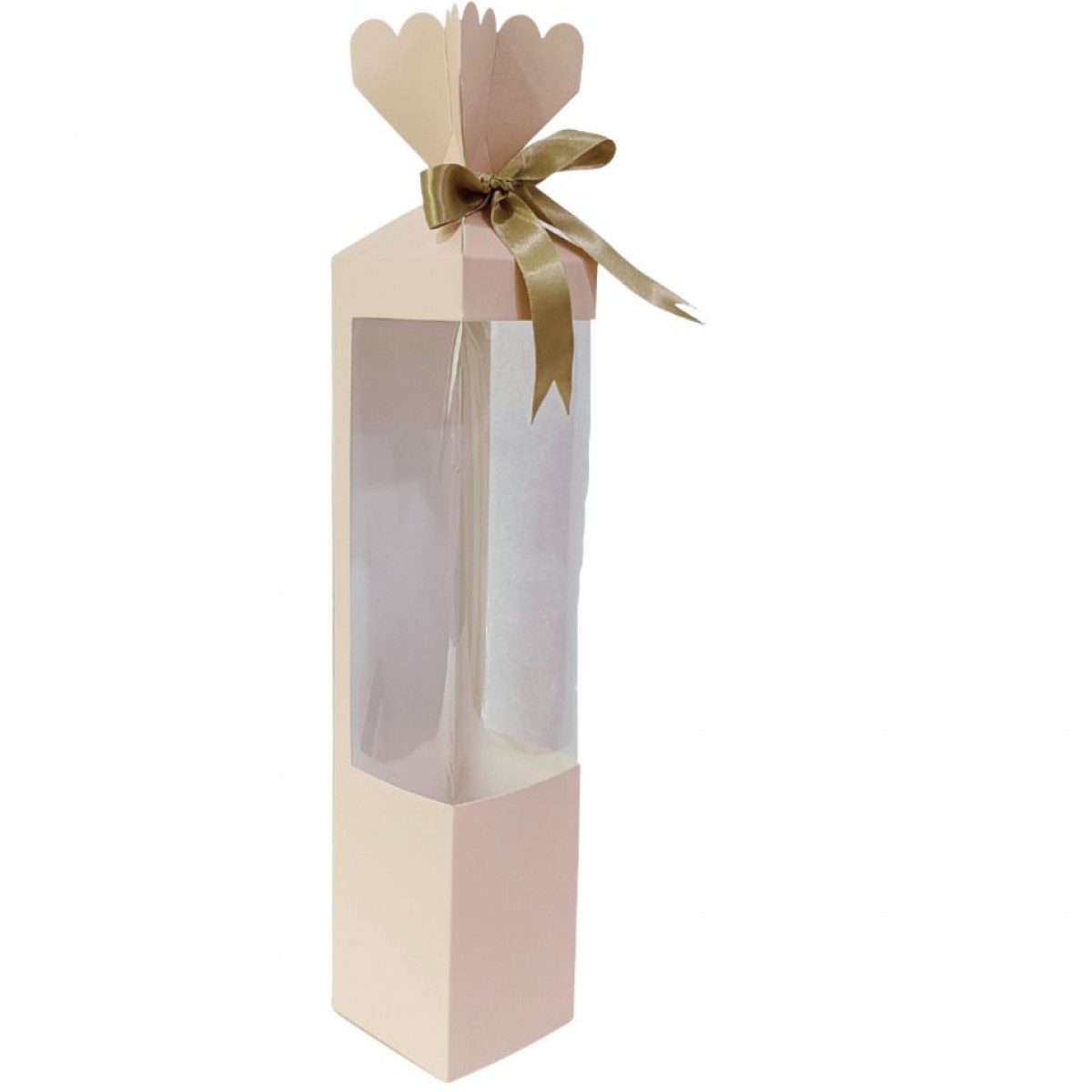 5085 Pink Paper Candy Flower Box ( 5 Nos )10x60cm