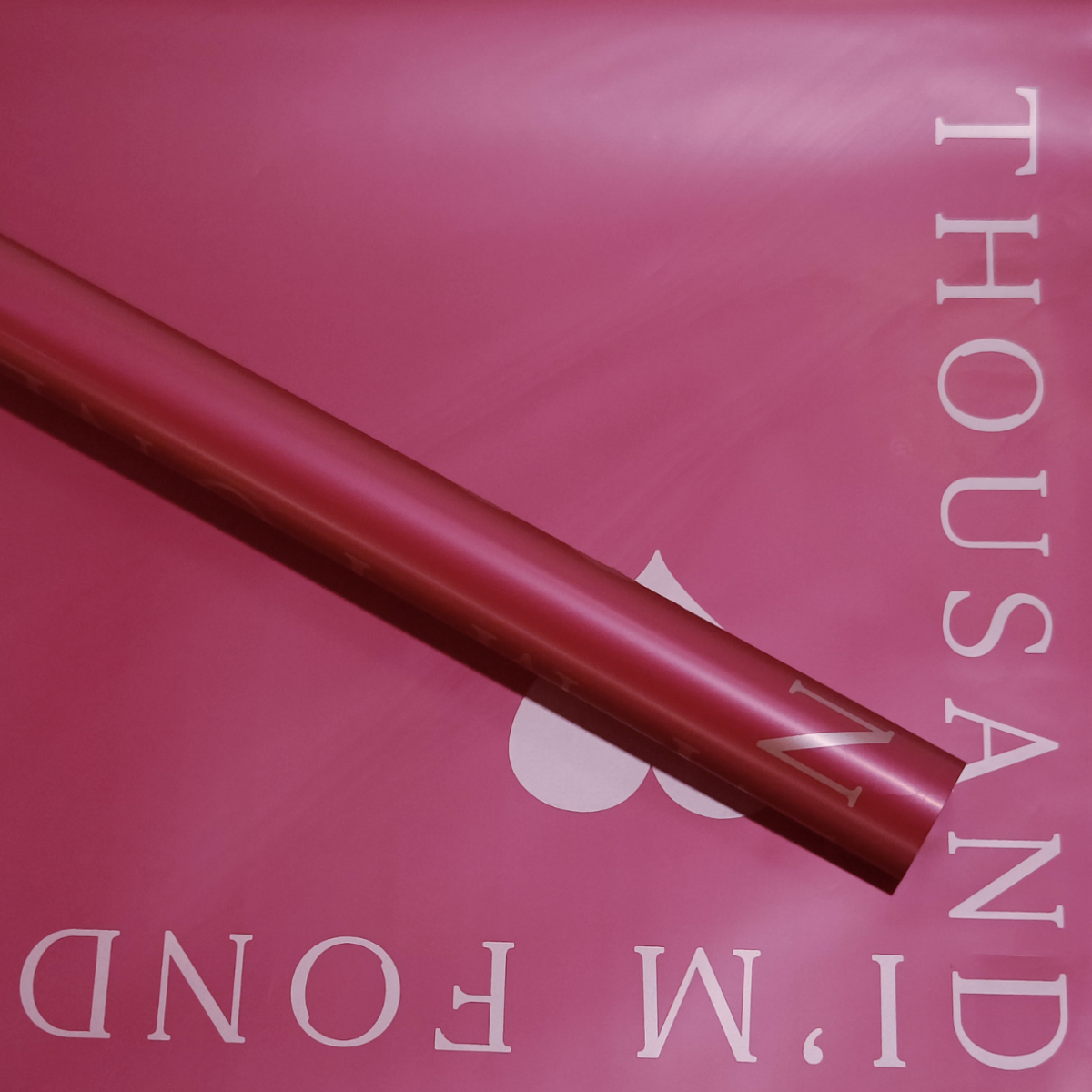 7629 Red Gold Heart Print 58x58cm (20 Sheets)