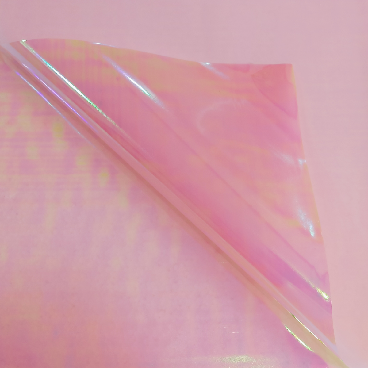 7680 Pink Holographic Print 58x58cm (20 Sheets) Double Sided