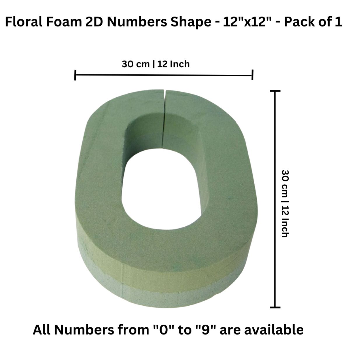 Oasis Floral Foam Cone, 12 inch, Pack of 12 at