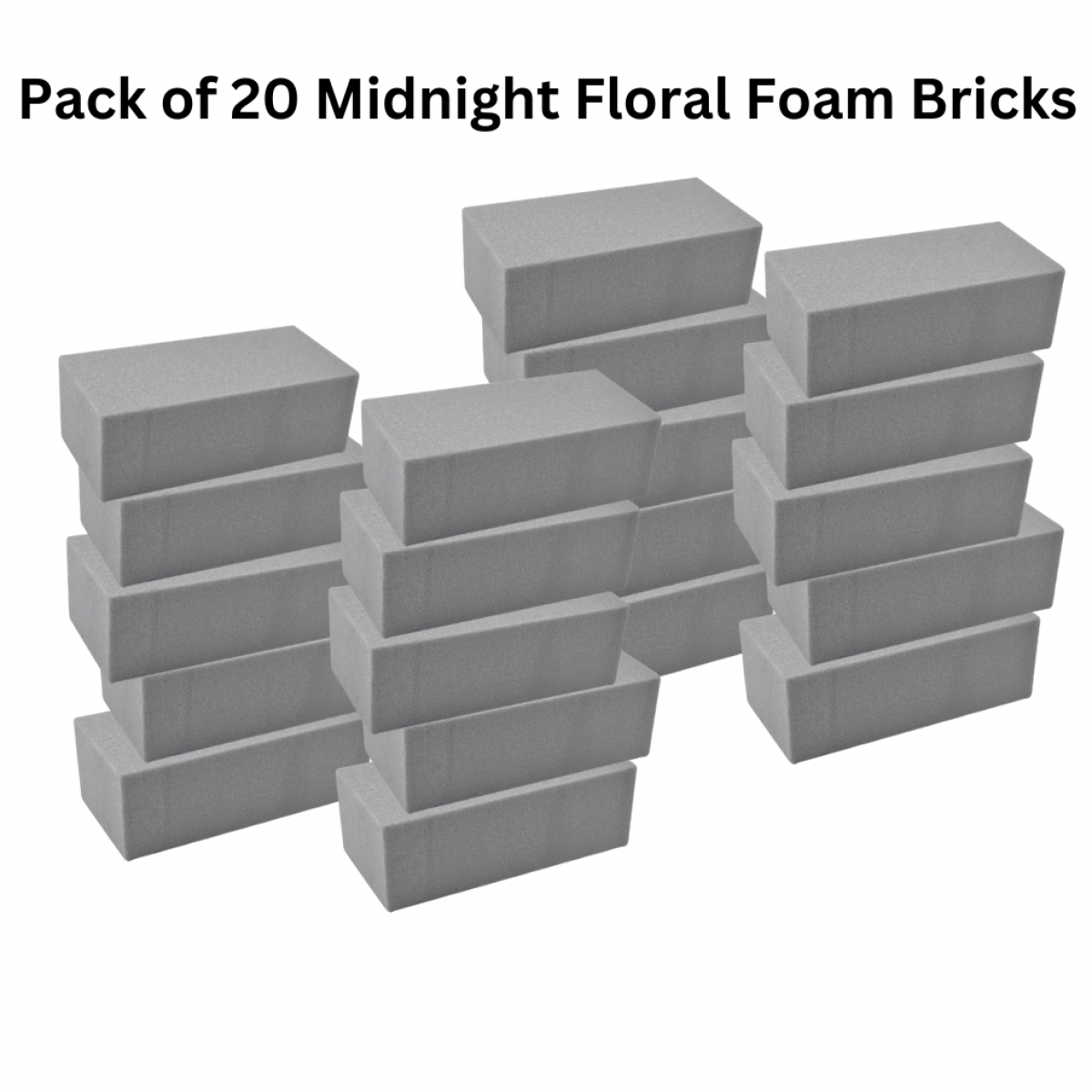 Oasis Midnight Floral Foam Standard Brick - 3 x 4 x 9 Twin Pack
