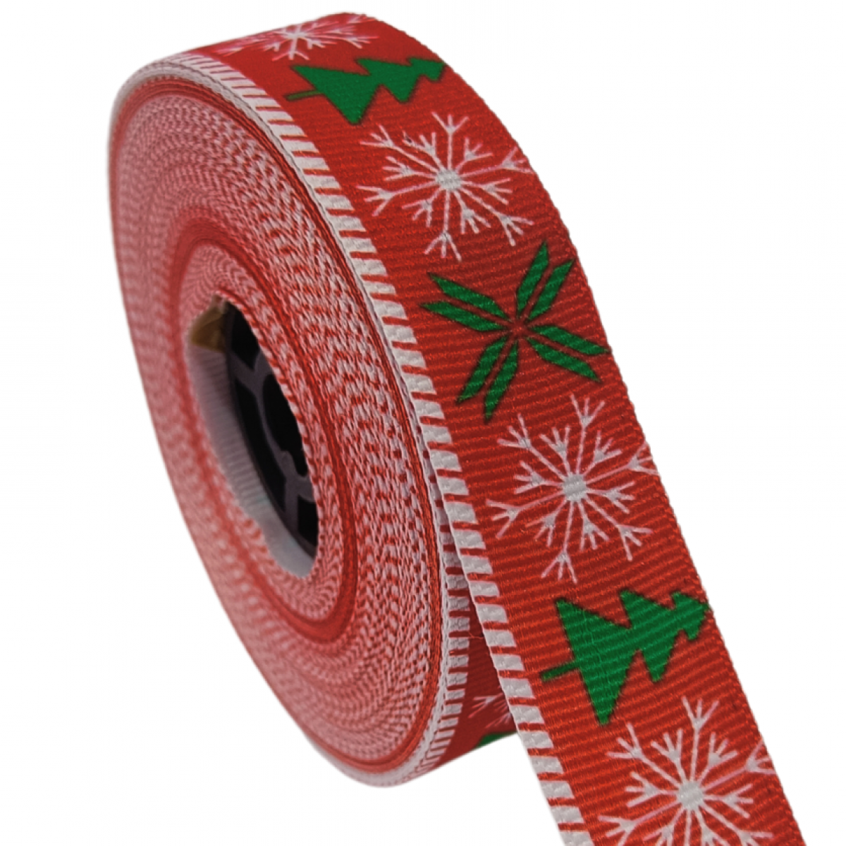 4650 Christmas Tree Printed Ribbon 25mmx15mtr (1 No)