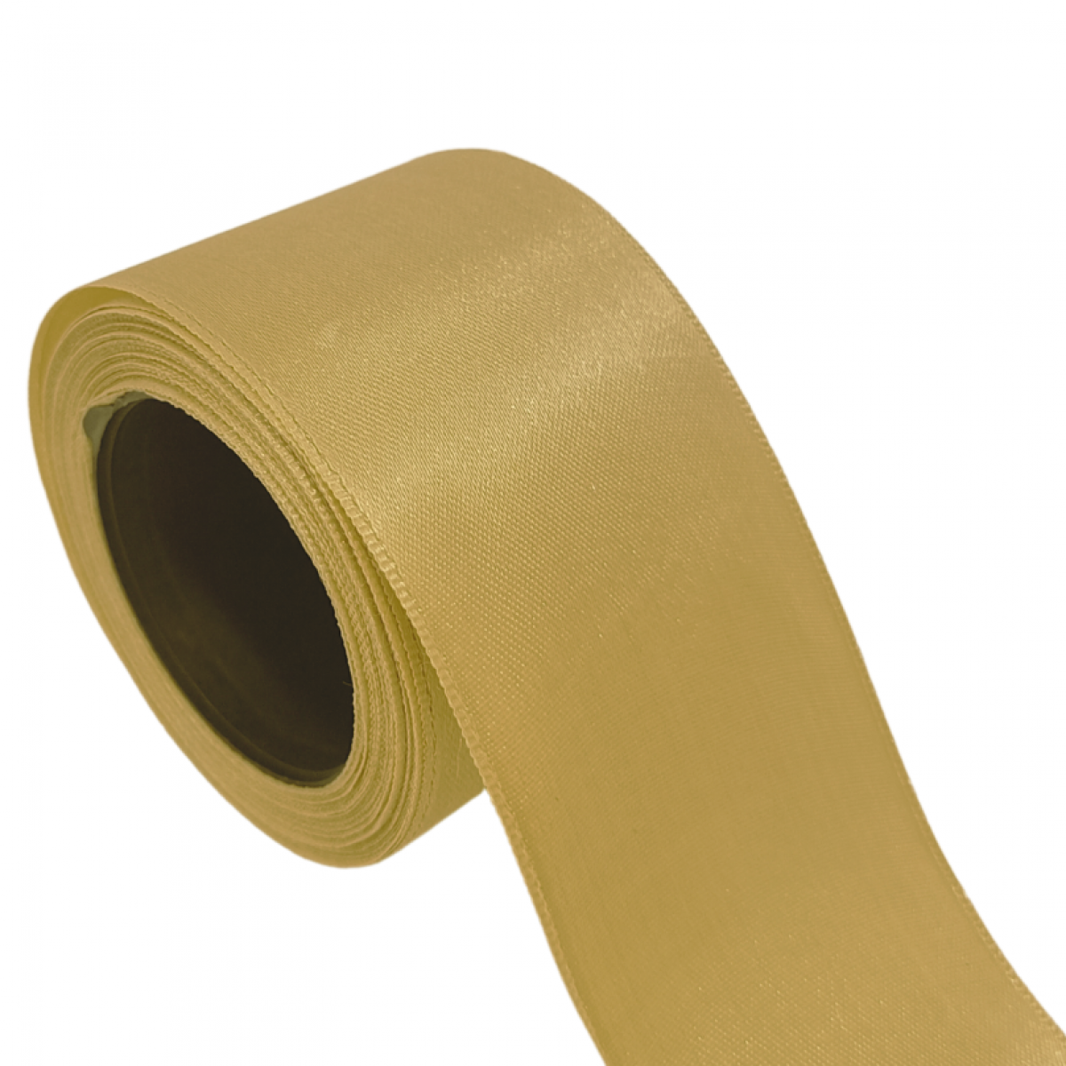 4713 Gold Satin Ribbon Single Sided 50mmx9mtr ( 1 No )