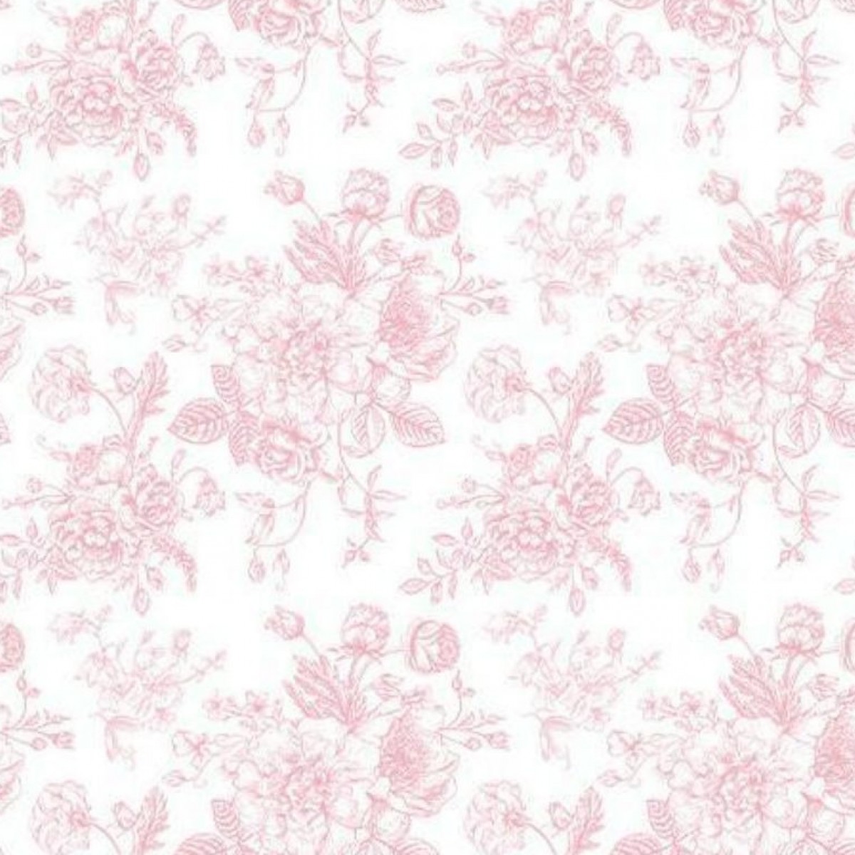 7839 Pink Ditsy Floral Print 58x58cm (20 Sheets)