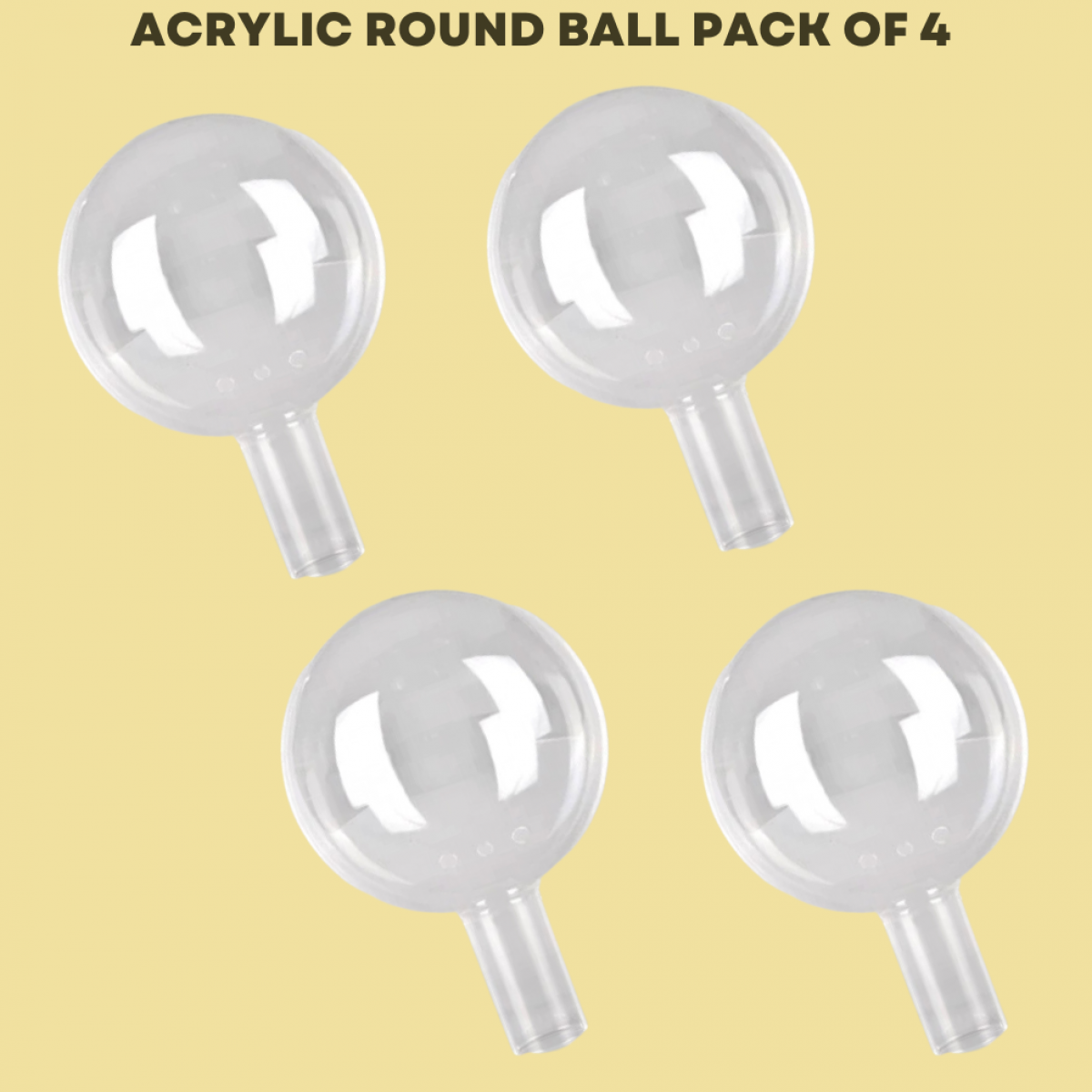 5150 Acrylic Round Ball Clear (Buy 2 & Get 2 FREE sets)
